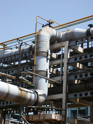 陜西省漢中市鎮(zhèn)巴縣雙鉸鏈橫向套筒補(bǔ)償器安裝現(xiàn)場